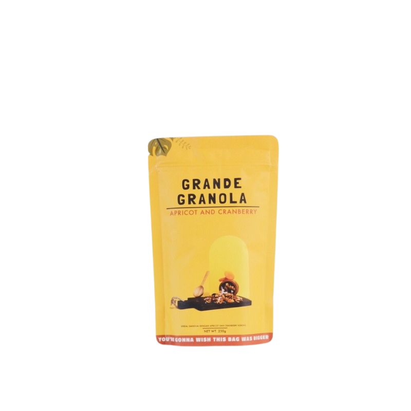 GRANDE GRANOLA APRICOT AND CRANBERRY 230 GR(VEGAN)